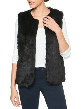 GAP Faux-fur Vest Large
